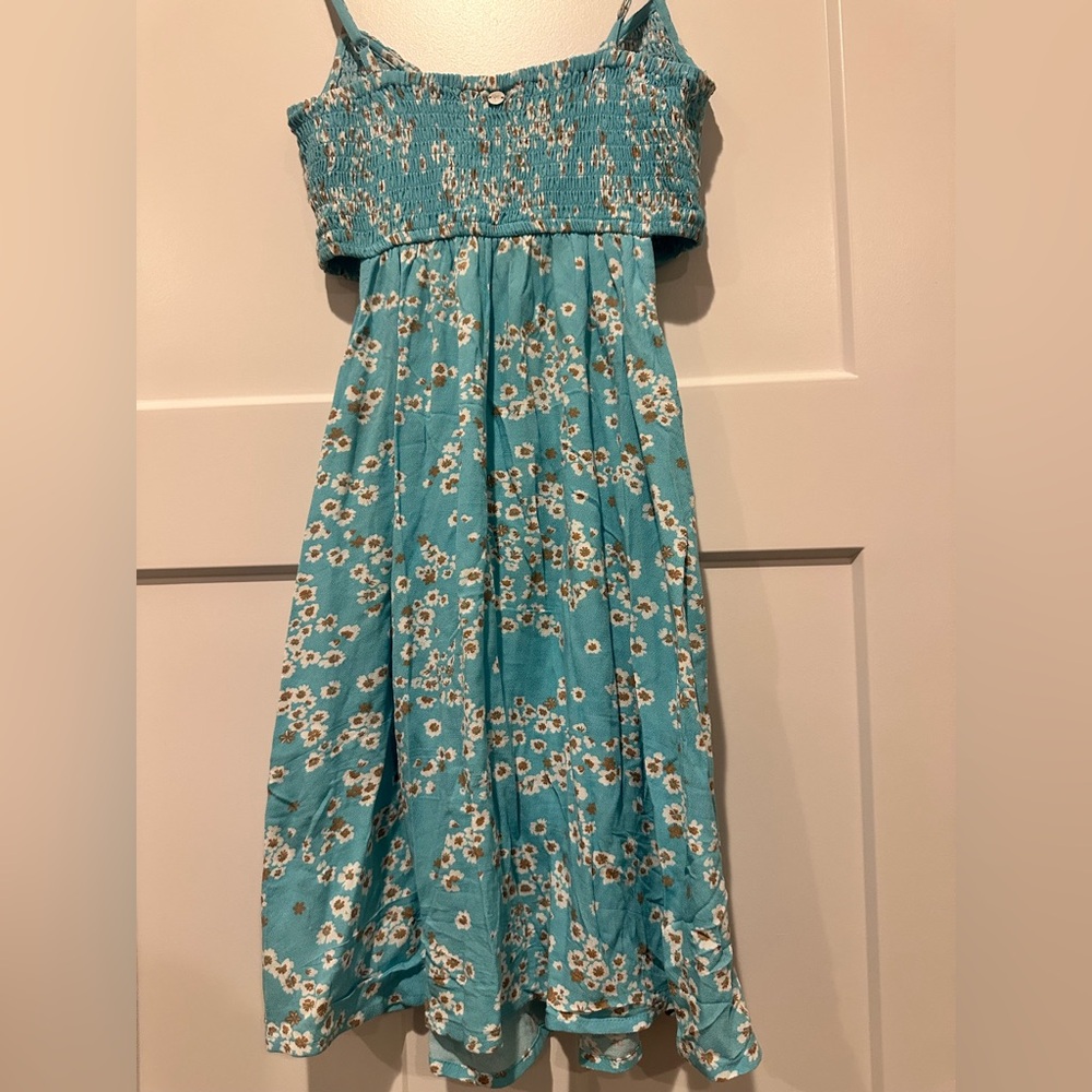 Roxy Blue Floral Mini Dress